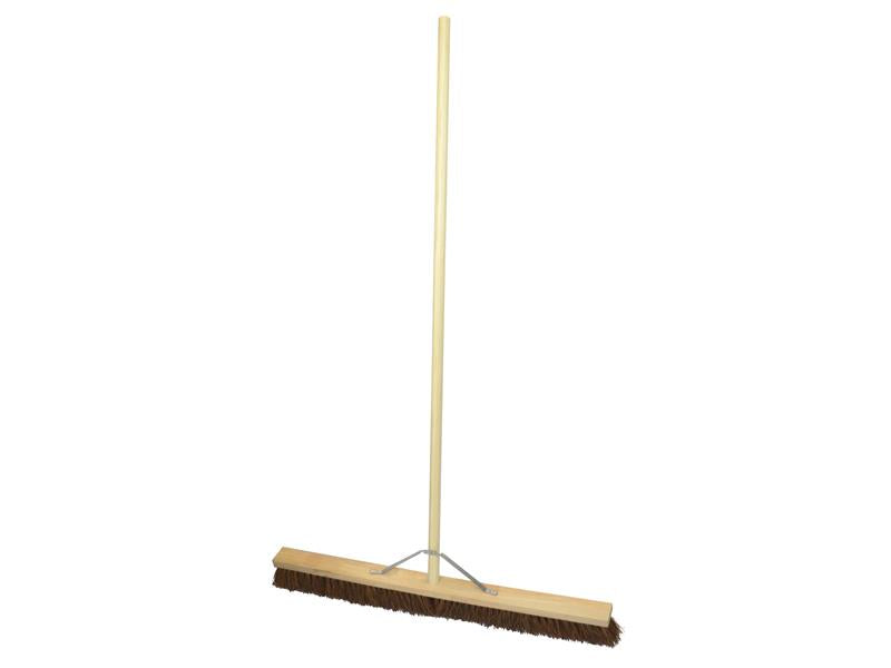 Faithfull Stiff Bassine Broom 900mm (36in) + Handle & Stay FAIBRBASS36H