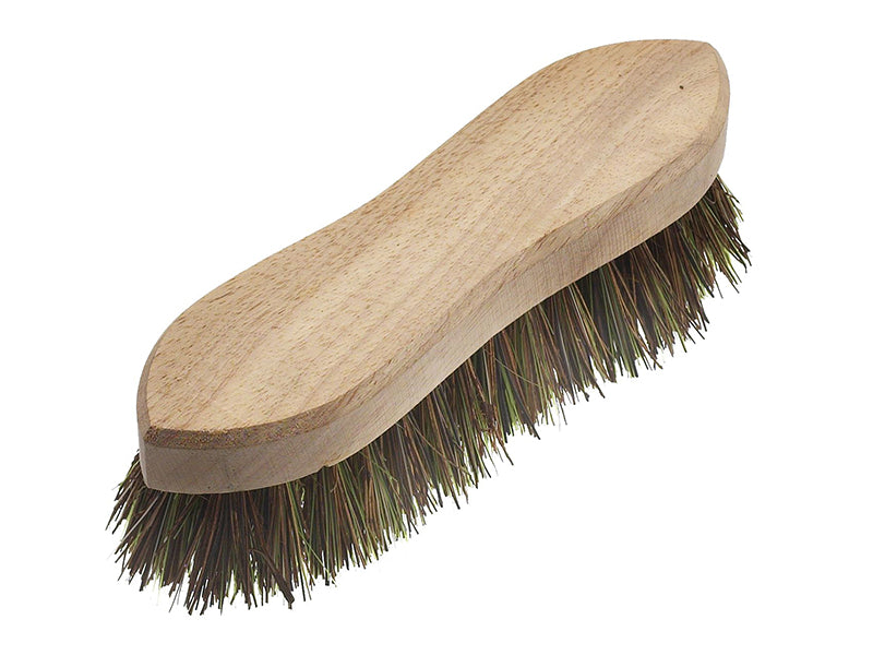 Faithfull Hand Scrubbing Brush 200mm (8in) Unvarnished FAIBRHANDSCR