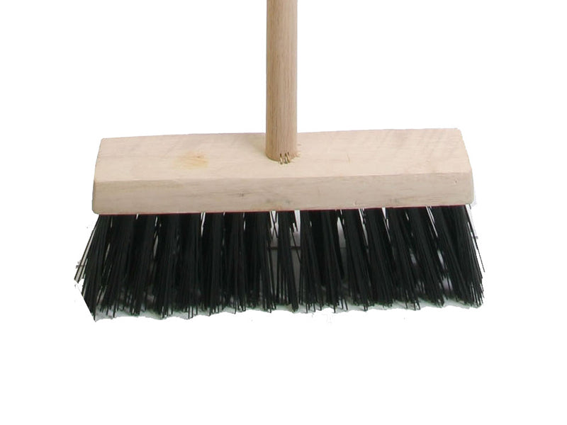 Faithfull Broom PVC 325mm (13in) Head complete with Handle FAIBRPVC13H