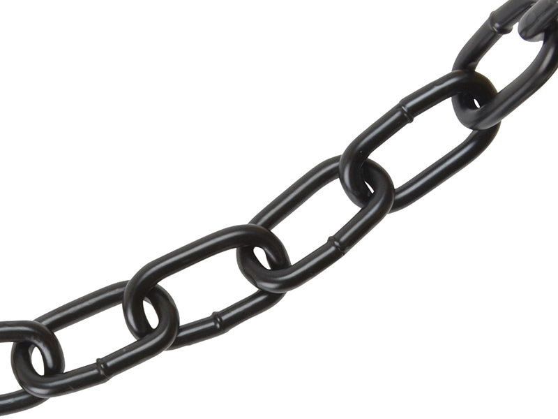 Faithfull Black Japanned Chain 6mm x 10m Box - Max. Load 250kg FAICHBOX60B