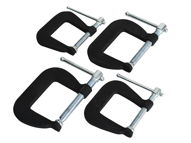 Faithfull Forged Mini Clamp Set, 4 Piece FAICLAMPSET4