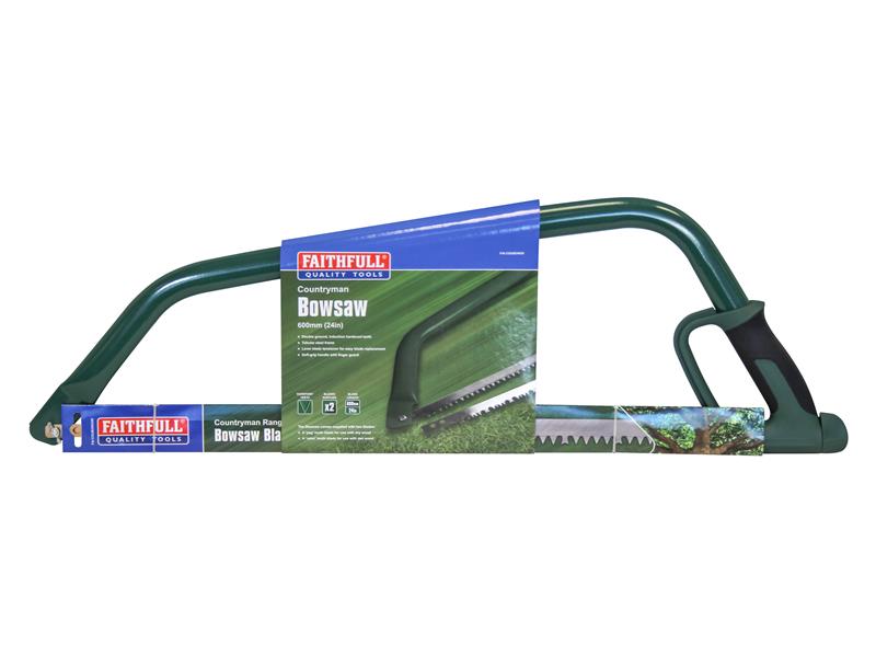 Faithfull Countryman Bowsaw 600mm 24in Tubular Steel Frame FAICOUBOW24