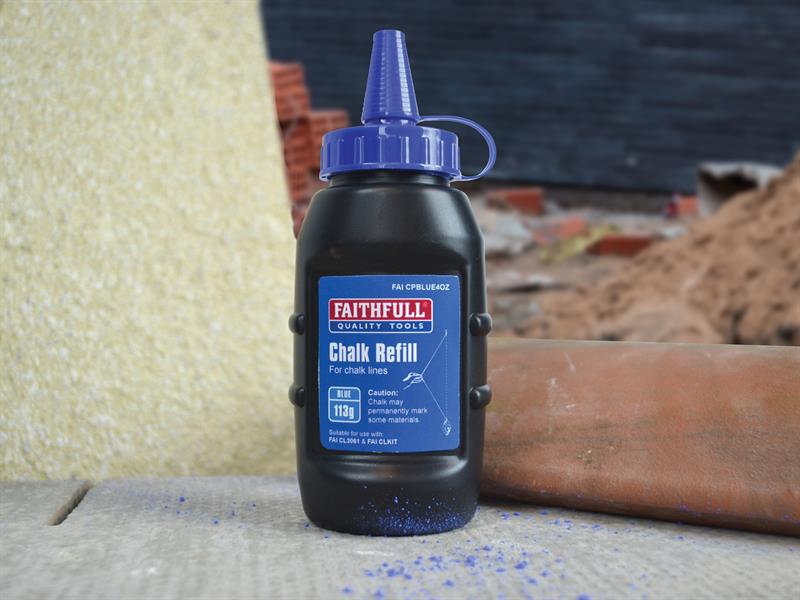 Faithfull Chalk Powder Blue 113g FAICPBLUE4OZ