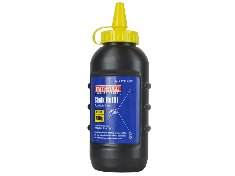 Faithfull Chalk Powder Yellow 250g FAICPYELLOW