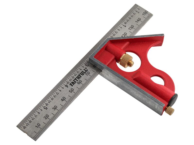 Faithfull Combination Square 150mm (6in) FAICS150