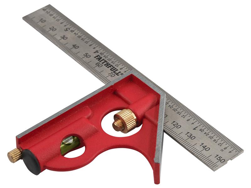 Faithfull Combination Square 150mm (6in) FAICS150