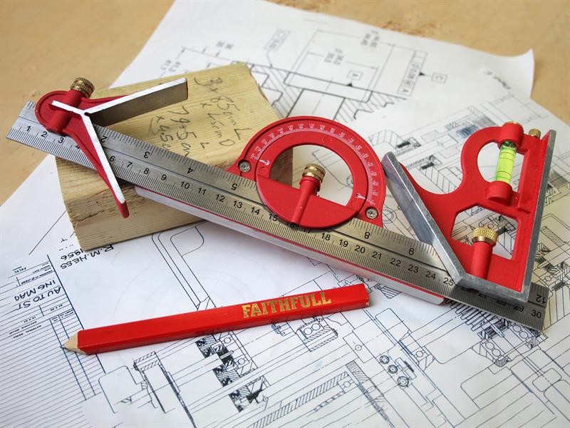 Faithfull Combination Square Set 300mm (12in) FAICS300SET