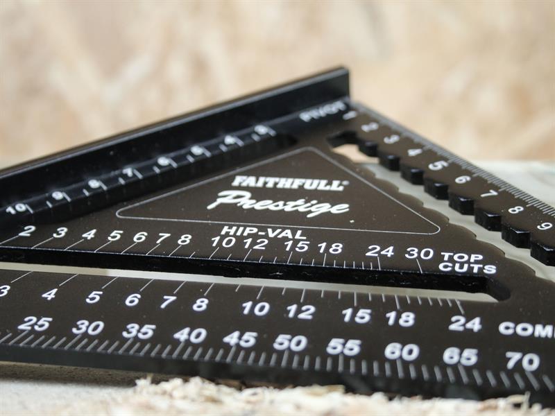 Faithfull Prestige Quick Square Black Aluminium 178mm (7in) FAICSQ7CNC