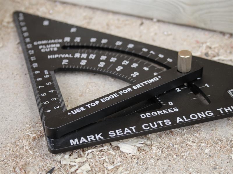 Faithfull Prestige Adjustable Quick Roofing Square 180mm (7in) FAICSQA7CNC