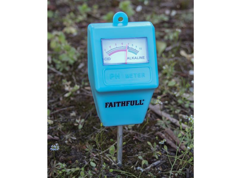Faithfull pH Meter 200mm Long Probe FAIDETPH