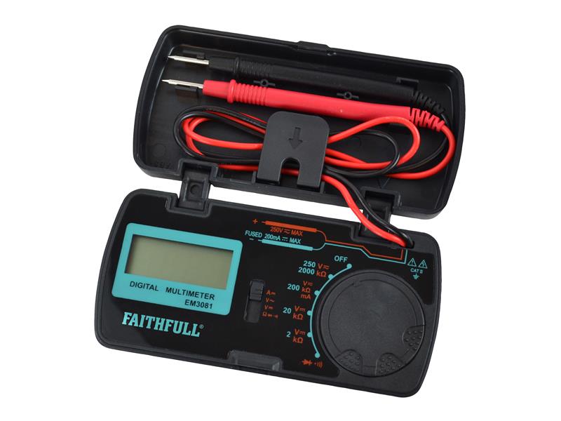 Faithfull Pocket Portable Multimeter FAIDETPOCKET