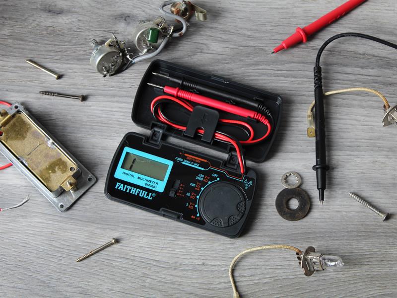 Faithfull Pocket Portable Multimeter FAIDETPOCKET