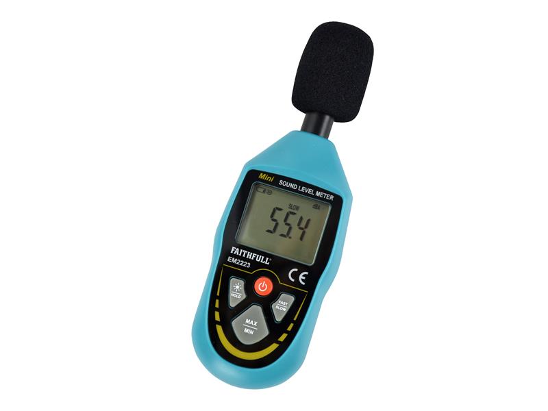Faithfull Digital Sound Level Meter FAIDETSOUND