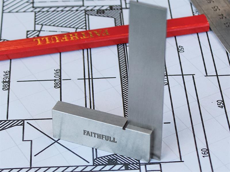 Faithfull Engineer's Square 75mm (3in) FAIES3