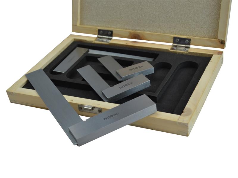 Faithfull Engineer's Squares Set, 4 Piece FAIESSET4