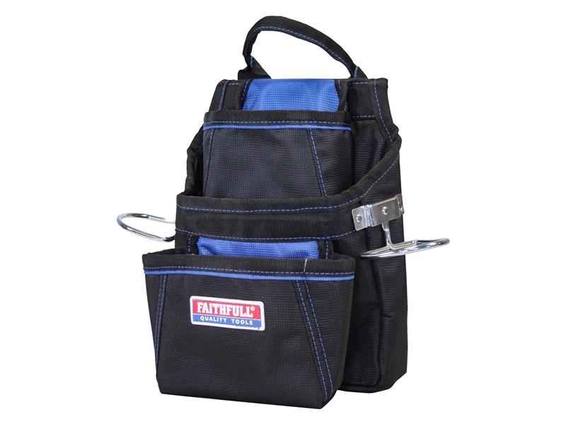 Faithfull Fasteners Pouch 2100D Nylon Size 250 x 310mm FAIFAPN