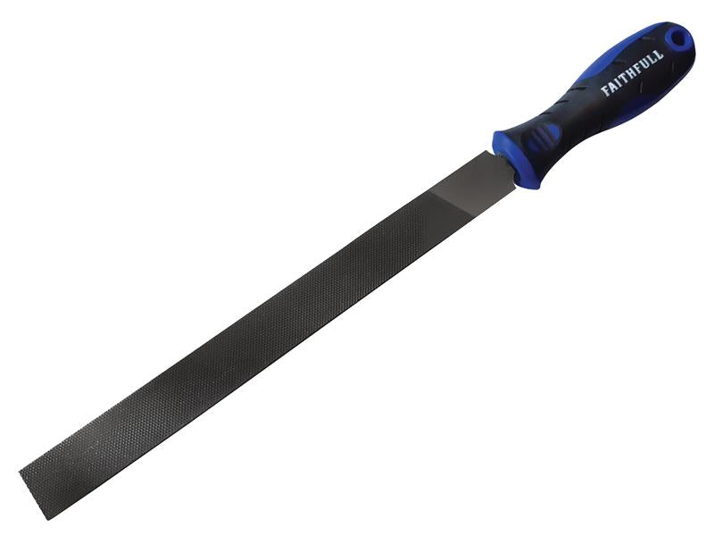 Faithfull Handled Hand Bastard Cut Engineers File 250mm (10in) FAIFIHB10