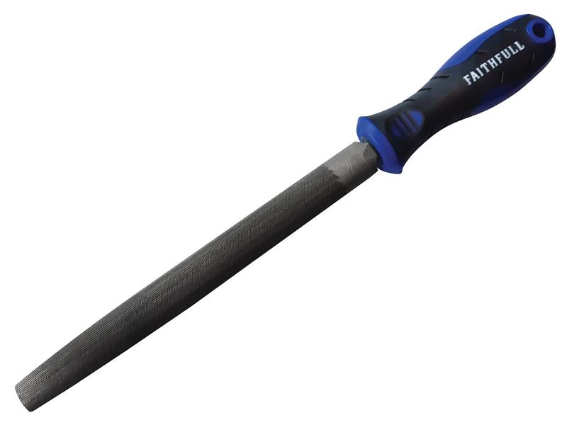 Faithfull Handled Half-Round Second Cut Engineers File 200mm (8in) FAIFIHRSC8