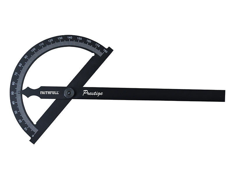 Faithfull Prestige Angle Gauge Black Aluminium 150 x 270mm FAIGAUGECNC