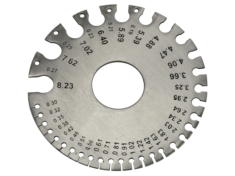 Faithfull Wire Gauge - Metric / Imperial FAIGAUGEWIRE