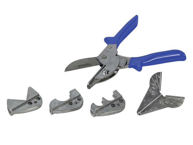 Faithfull Multi-Function Gasket & Pipe Mitre Shears Kit FAIGCKITPC