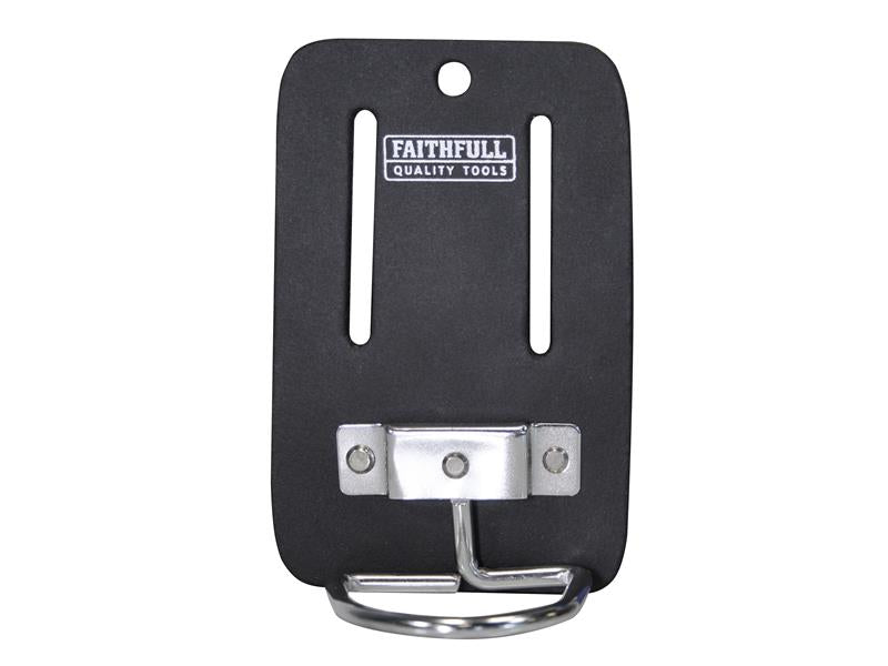 Faithfull Swivel Hammer Holder Belt Fitting Leather 150 x 100mm 6 x 4in FAIHH2B