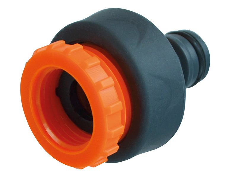 Faithfull Plastic Tap Hose Connector 1/2 & 3/4in FAIHOSEPLTC