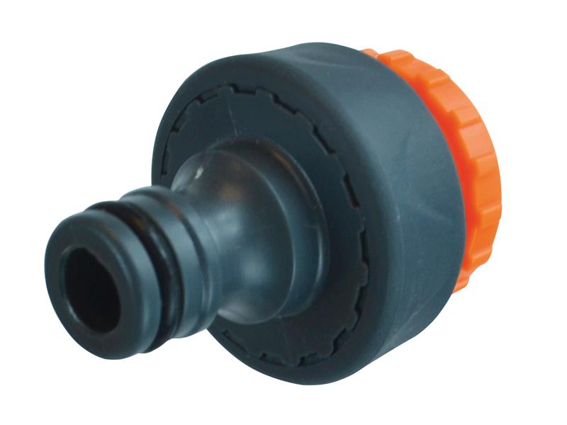 Faithfull Plastic Tap Hose Connector 1/2 & 3/4in FAIHOSEPLTC