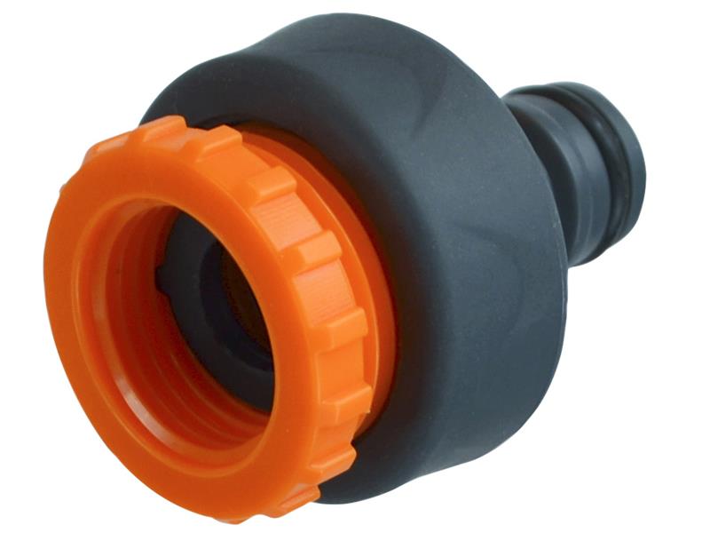 Faithfull Plastic Tap Hose Connector 1/2 & 3/4in (Box 30) FAIHOSETCBUL