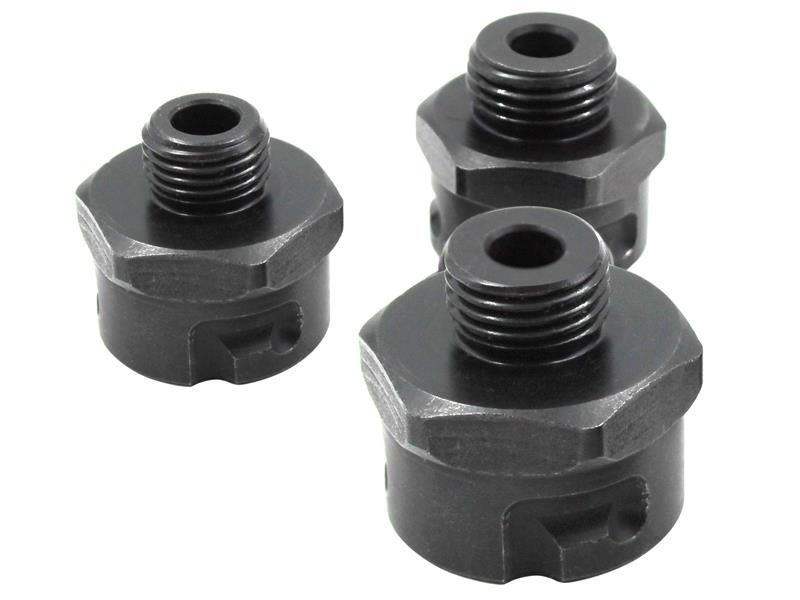 Faithfull Holesaw Arbor Quick Release Locking Nut Set 3 Piece FAIHSAUN03