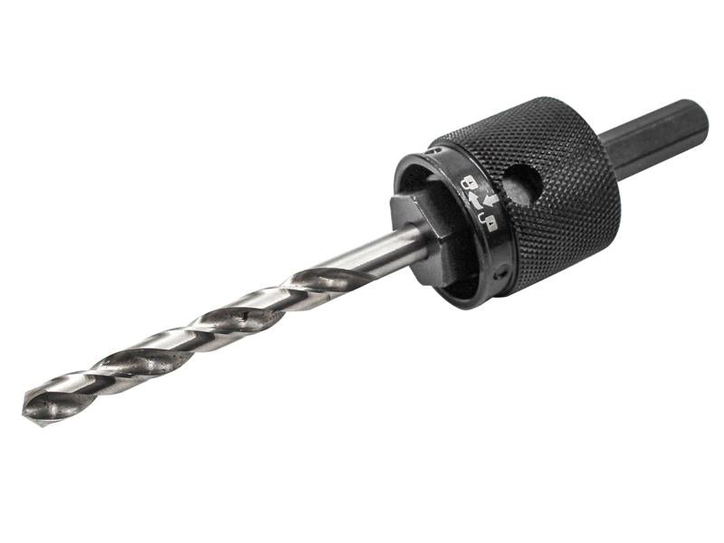Faithfull Universal Quick Release Holesaw Arbor Set Spring Loaded FAIHSAUQC