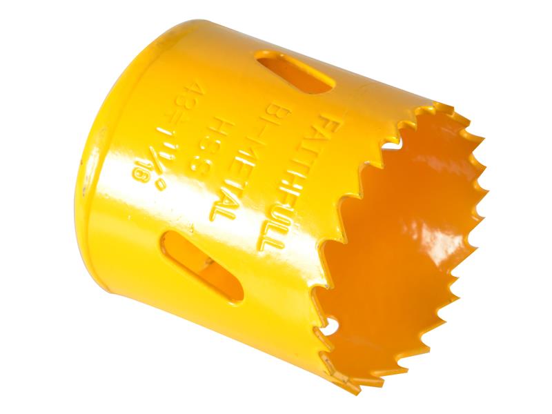 Faithfull Bi-Metal Cobalt Holesaw 43mm Cutting Depth 38mm FAIHSVP43