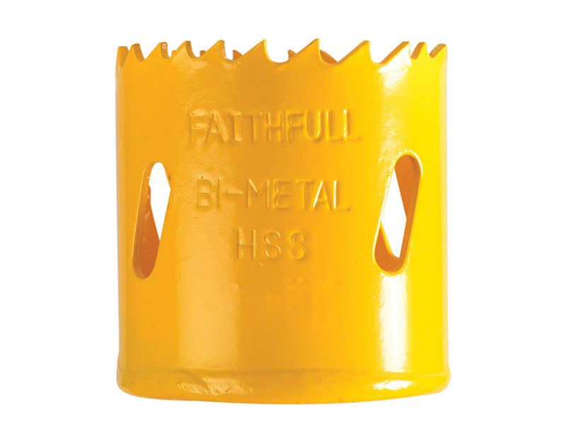 Faithfull Bi-Metal Cobalt Holesaw 44mm Cutting Depth 38mm FAIHSVP44