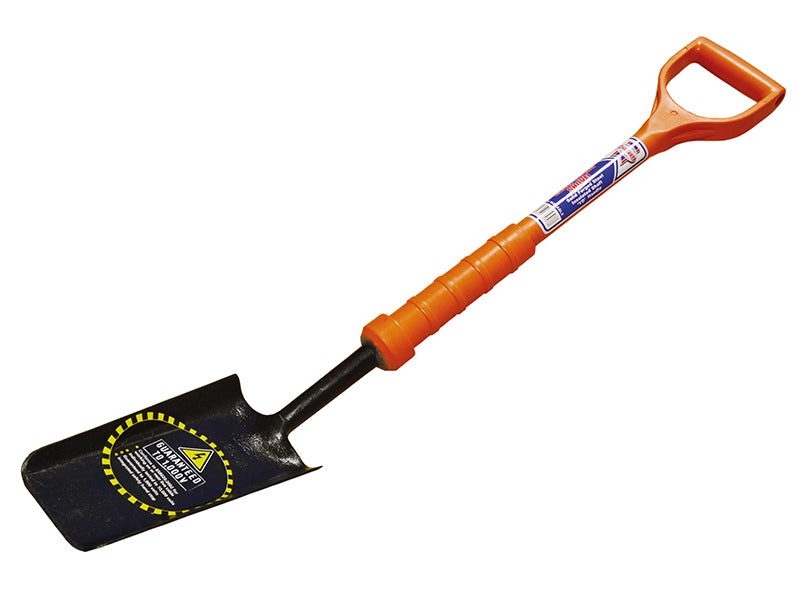 Faithfull Cable Laying Shovel Fibreglass Insulated Shaft YD FAIINSCABLE