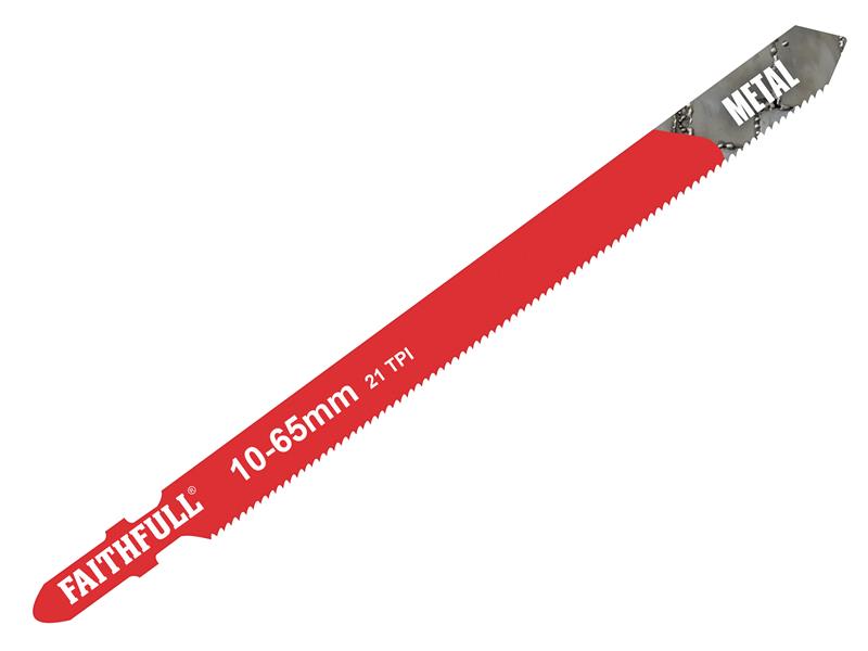 Faithfull Metal Cutting Jigsaw Blades Pack of 5 T318A FAIJBT318A