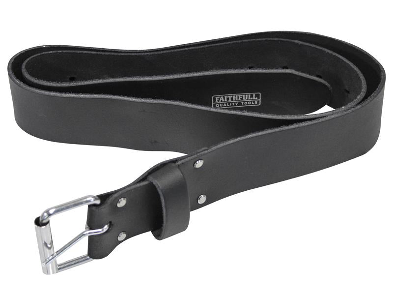 Faithfull Heavy Duty Leather Belt Width 45mm 1.3/4in Size 34 to 44" FAILB134B