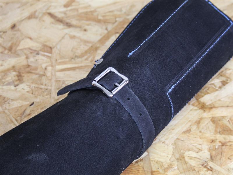 Faithfull 8 Pocket Leather Chisel Roll 33 x 47cm 13 x 18.1/2in FAILCR8B
