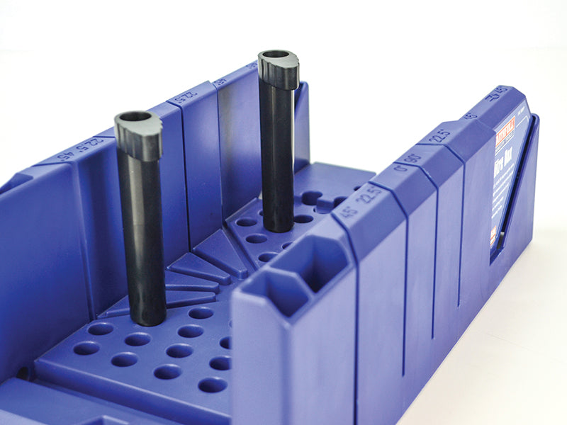 Faithfull Plastic Mitre Box with Pegs 310mm (12.1/4in) FAIMBP