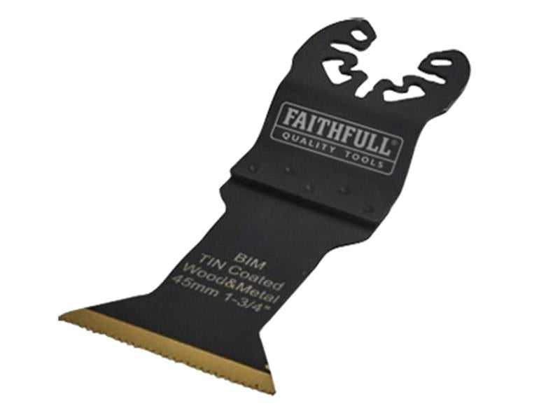 Faithfull Multi-Functional Tool Bi-Metal Flush Cut TiN Coated Blade 45mm FAIMFBM45