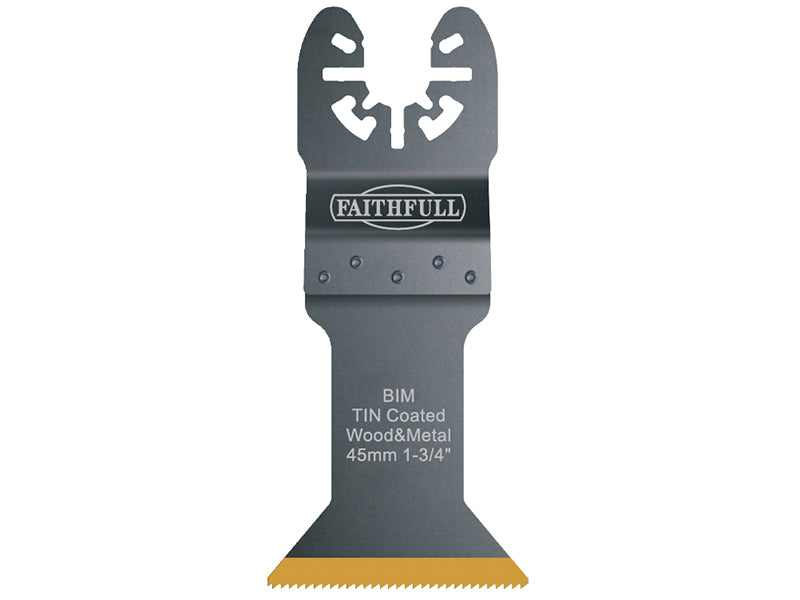 Faithfull Multi-Functional Tool Bi-Metal Flush Cut TiN Coated Blade 45mm FAIMFBM45
