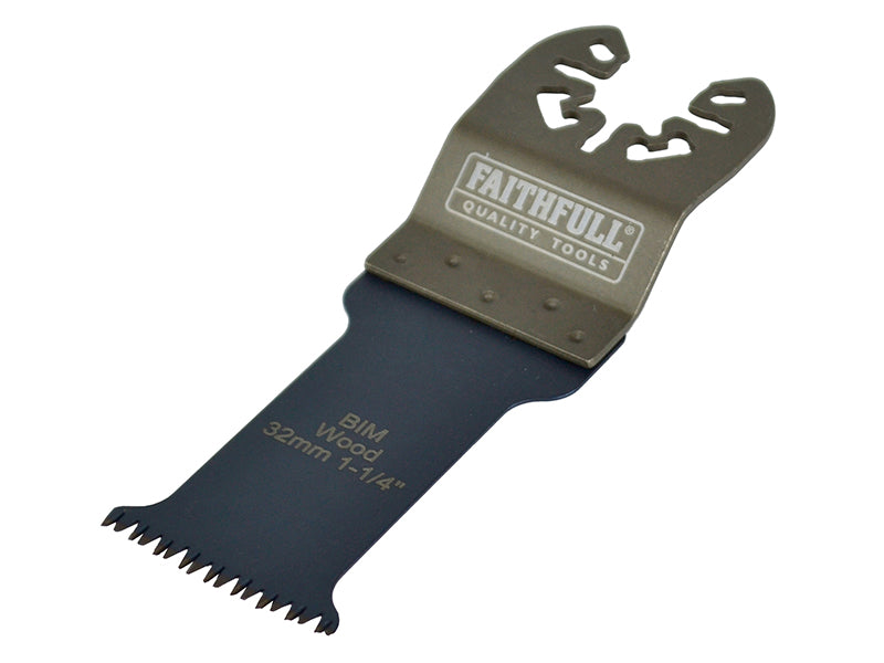 Faithfull Premium Arc Cut Hardwood Bi-Metal Blade 32mm FAIMFHW32P