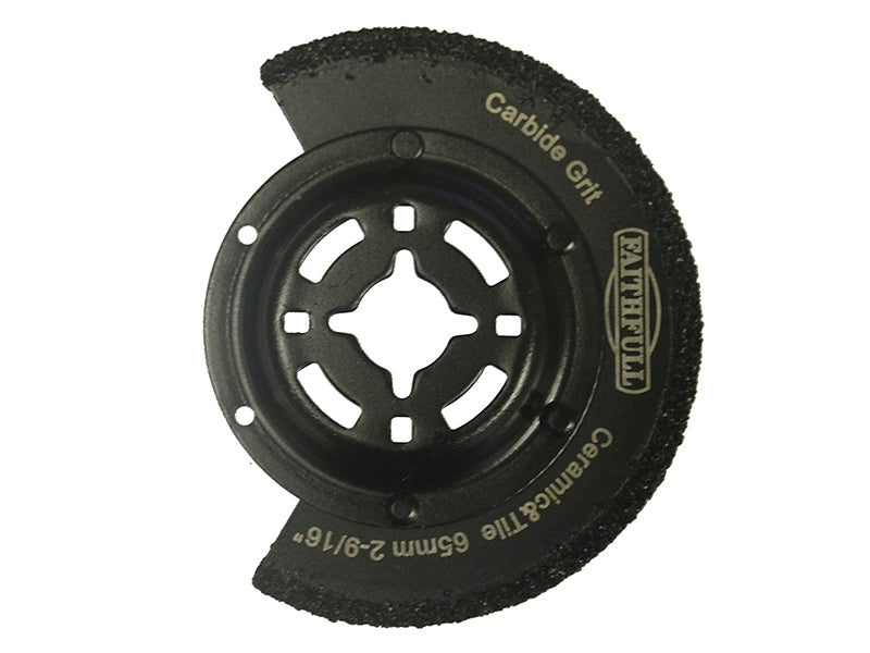 Faithfull Multi-Functional Tool Carbide Grit Radial Saw Blade 65mm FAIMFTC65