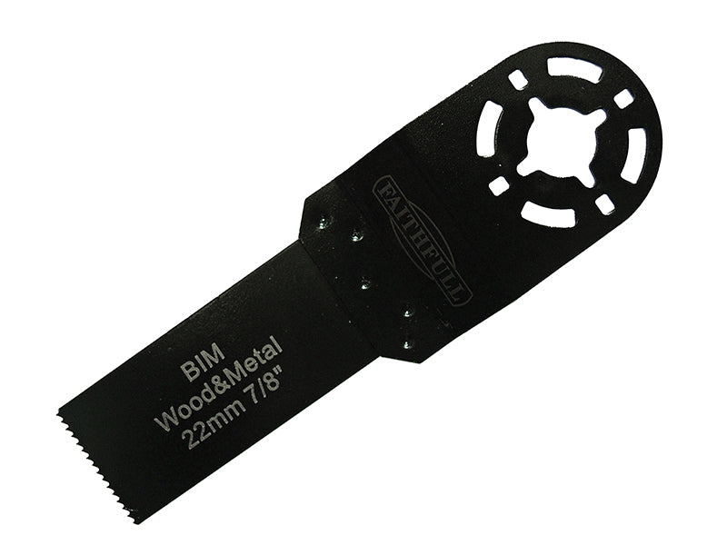 Faithfull Multi-Functional Tool Flush Cut Wood/Bi-Metal Blade 22mm FAIMFWM22