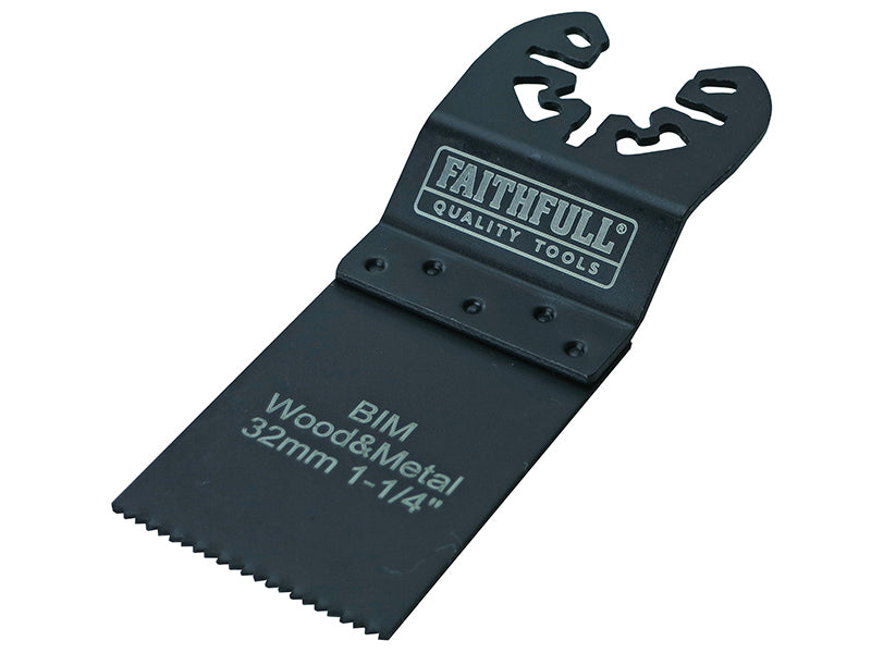 Faithfull Bi-Metal Flush Cut Wood/Metal Blade 32mm FAIMFWM32