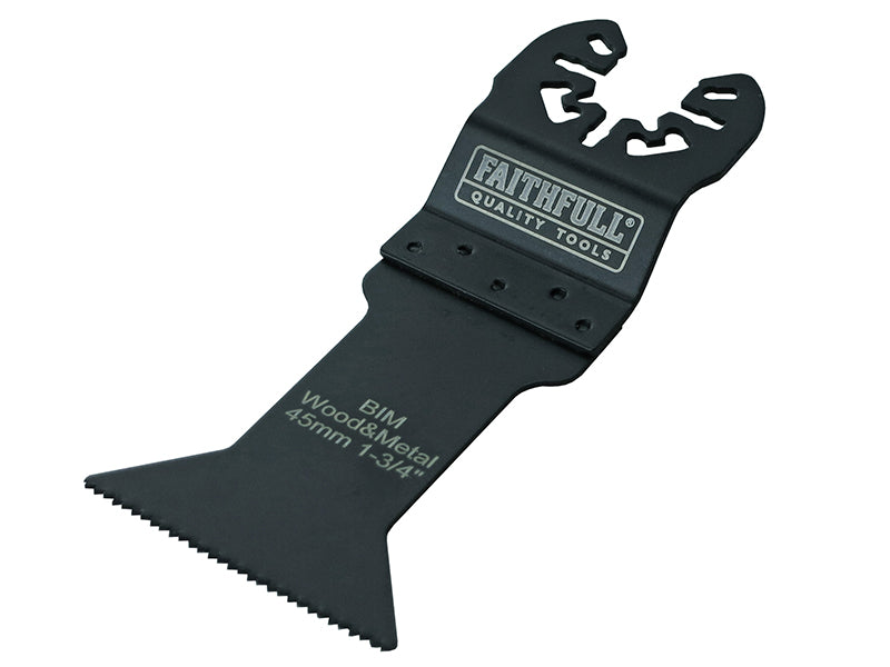 Faithfull Bi-Metal Flush Cut Wood/Metal Blades 44mm (Pack 5) FAIMFWM44B