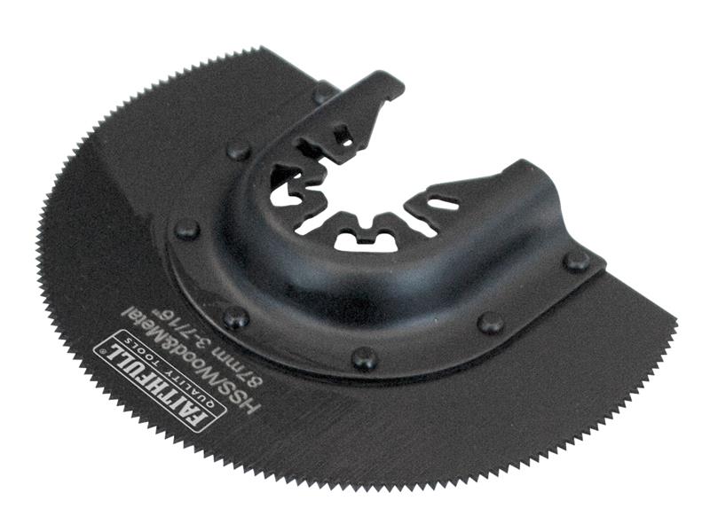 Faithfull Multi-Functional Tool HSS Radial Blade Wood/Metal 87mm FAIMFWM80