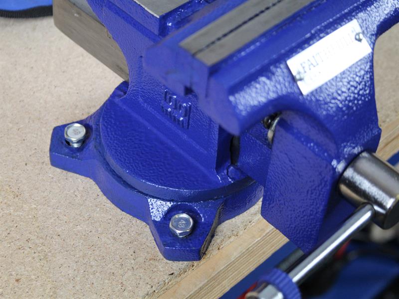 Faithfull Light Duty Mechanics Vice 100mm 4in Cast Iron FAIMV100SGLD