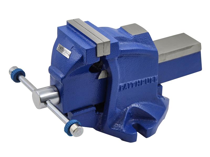Faithfull Mechanics Vice With Magnetic Jaws 75mm 3in Cast Iron FAIMV75SG