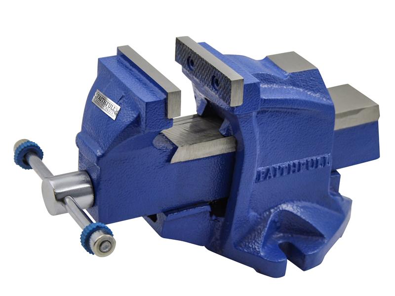 Faithfull Mechanics Vice With Magnetic Jaws 75mm 3in Cast Iron FAIMV75SG