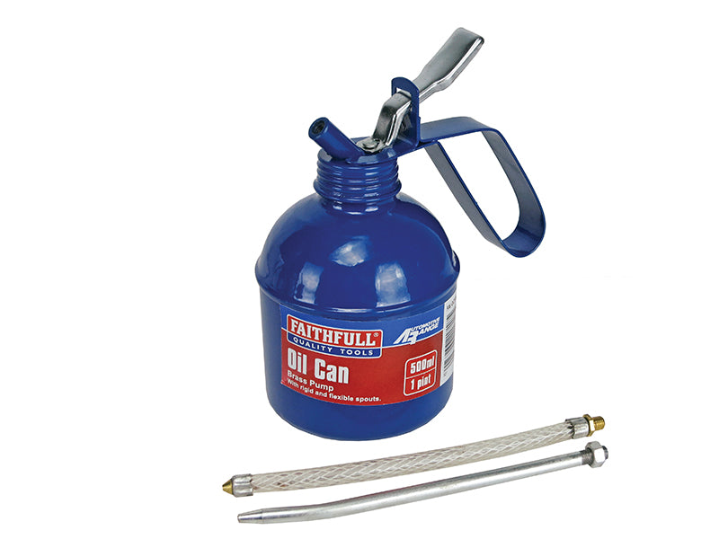 Faithfull Lever Type Oil Can 500ml FAIOC500